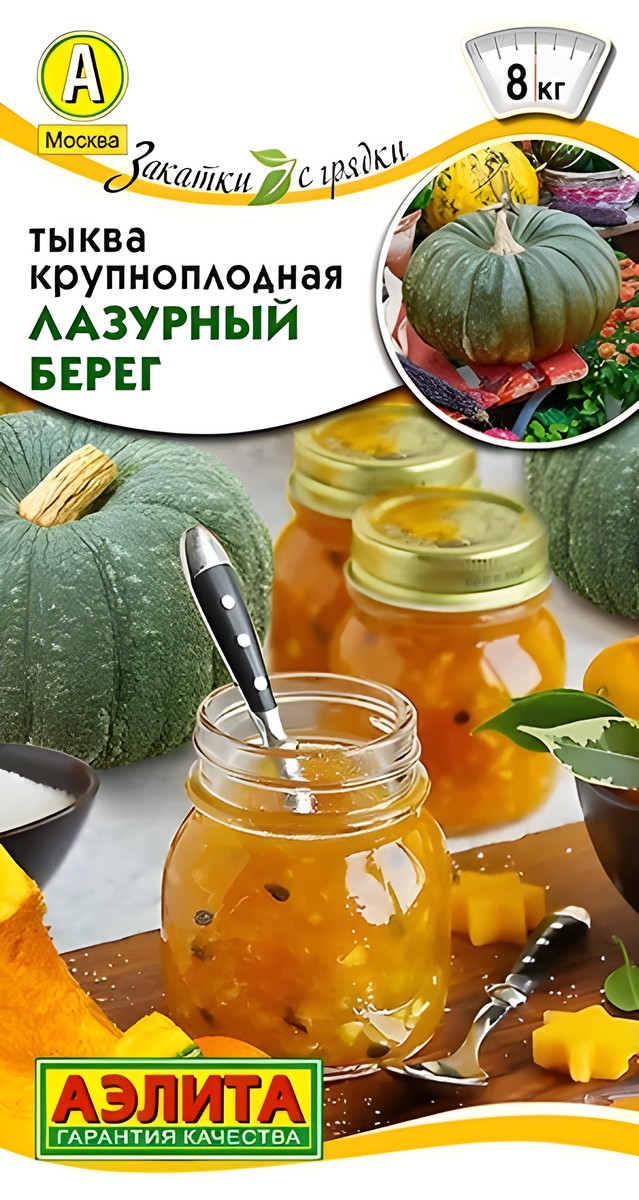 Тыква крупноплодная Лазурный берег, 2 г