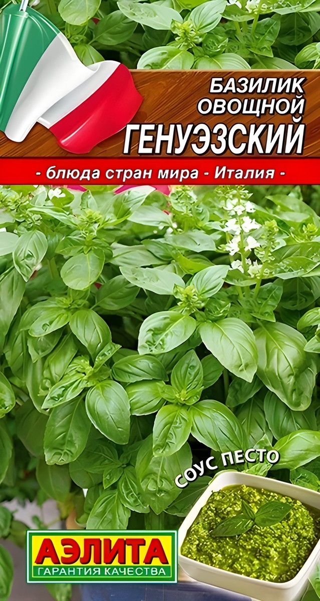 Базилик овощной Генуэзский, 0,3 г