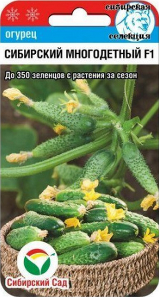 Огурец Сибирский многодетный F1, 7 шт. Сибирский сад