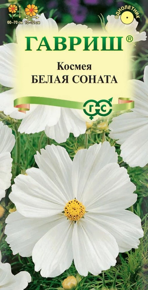 Космея карликовая Вега, смесь, 0,5 г