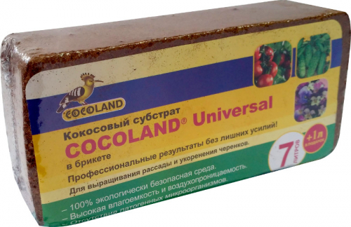 Кокос Cocoland в брикетах 7 литров
