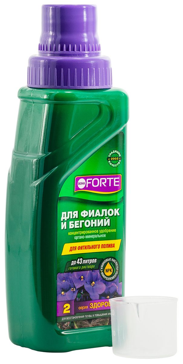 Bona Forte ЖКУ для фиалок и бегоний №2 Здоровье, 285 мл