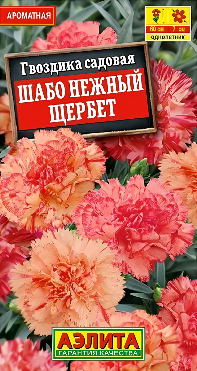 Гвоздика садовая Шабо Нежный щербет, 0,05 г