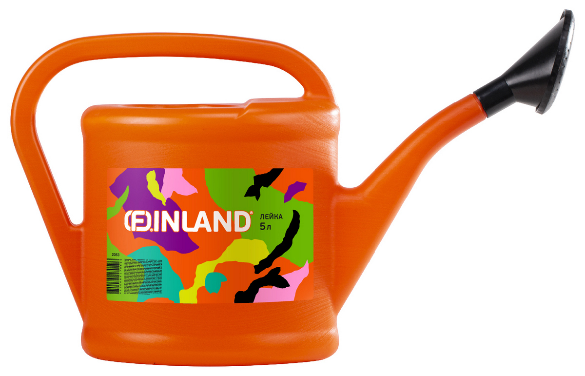 Лейка Finland оранжевая 5 л, арт. 2053