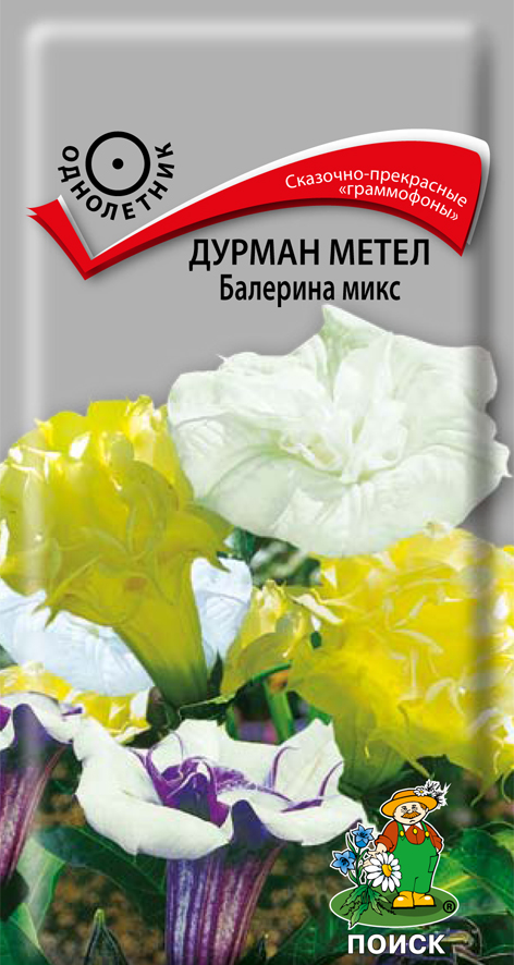 Дурман метел Балерина микс, 3 шт.