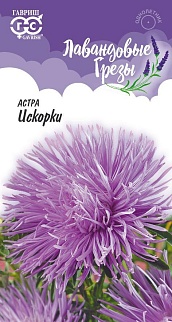 Астра Искорки, игольчатая, 0,3 г. Лавандовые грезы.