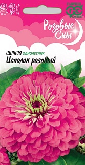 Цинния Исполин розовый, 0,3 г. Розовые сны.