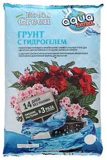 Грунт Универсальный с гидрогелем, 2,5 л Robin Green