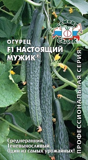 Огурец Настоящий мужик F1, 0,2 г Профессиональная серия