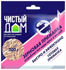 Зерновая приманка от крыс и мышей, 200 г