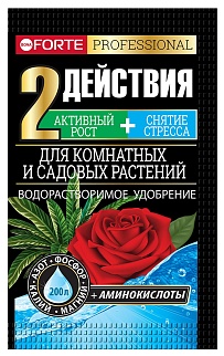 Bona Forte Удобрение водорастворимое с аминокислотами для комнатных и садовых растений, 100 г