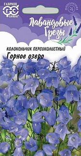 Колокольчик Горное озеро, персиколистный, 0,05 г. Лавандовые грезы