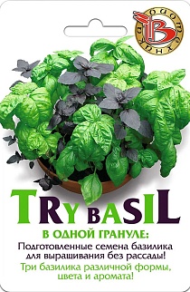 Базилик Try Bazil БукетАрома, 8 шт. Биотехника