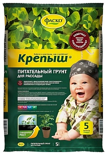 Грунт Крепыш питательный, 5 л Фаско