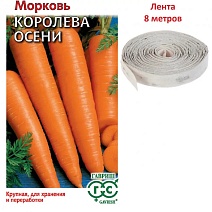 Морковь на ленте Королева осени, 8 м